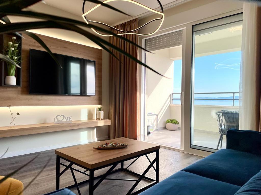 Apartment Linda With Panoramic Sea View マカルスカ エクステリア 写真