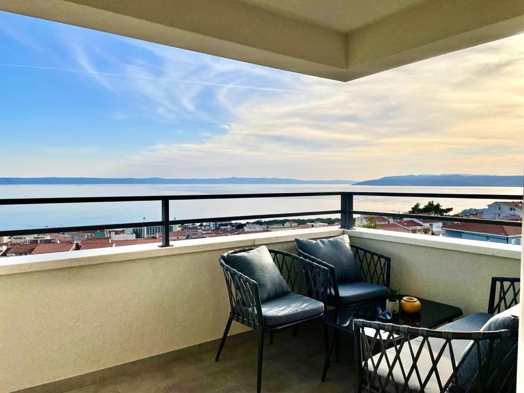 Apartment Linda With Panoramic Sea View マカルスカ エクステリア 写真
